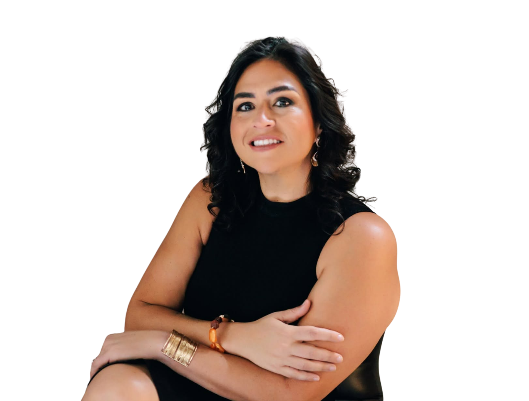 Yamile "Yaya" McBride, seated and smiling.